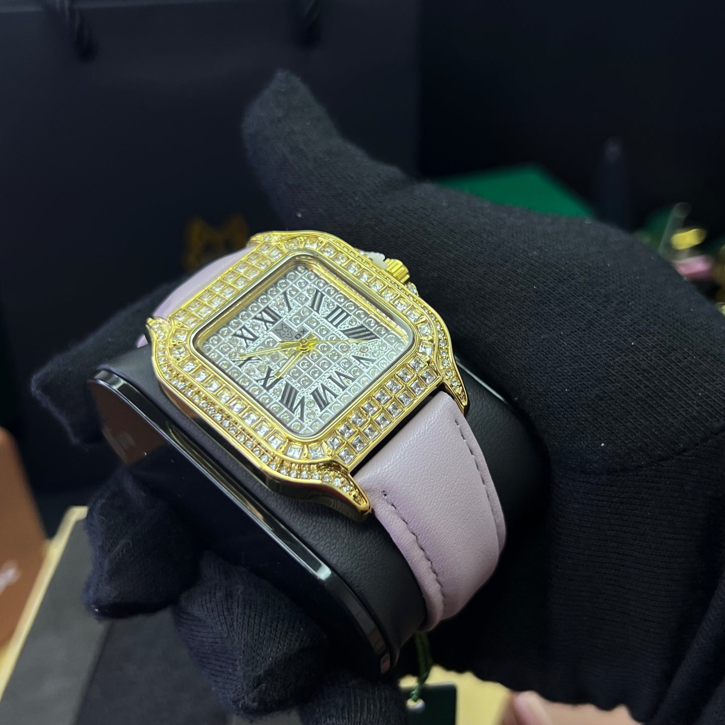 G FOX ORIGINAL x CARTIER PARA DAMA SUMERGIBLE  REF-SANTOS CUBANO-1264-M