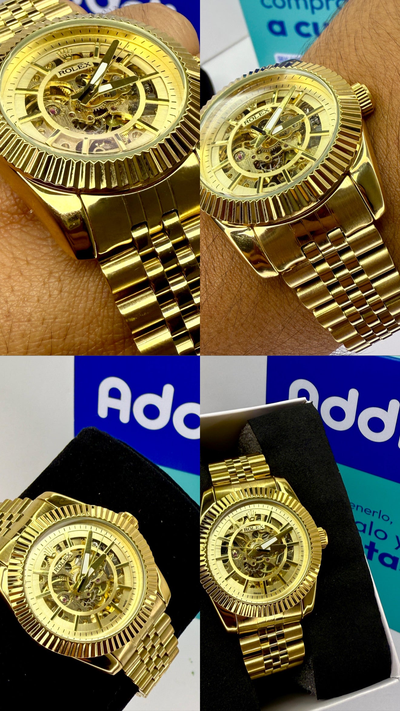 RLX AUTOMATICO CORAZON ABIERTO PRESIDET PARA HOMBRE REF-DD