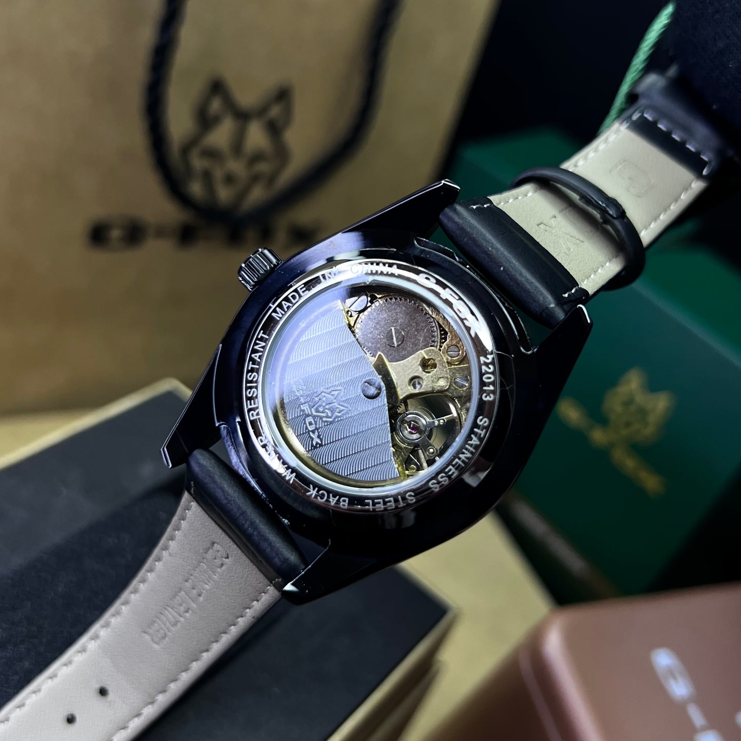 G FOX ORIGINAL x RLX SUMERGIBLE PARA HOMBRE AUTOMATICO REF-PRESIDENT 22013-NN