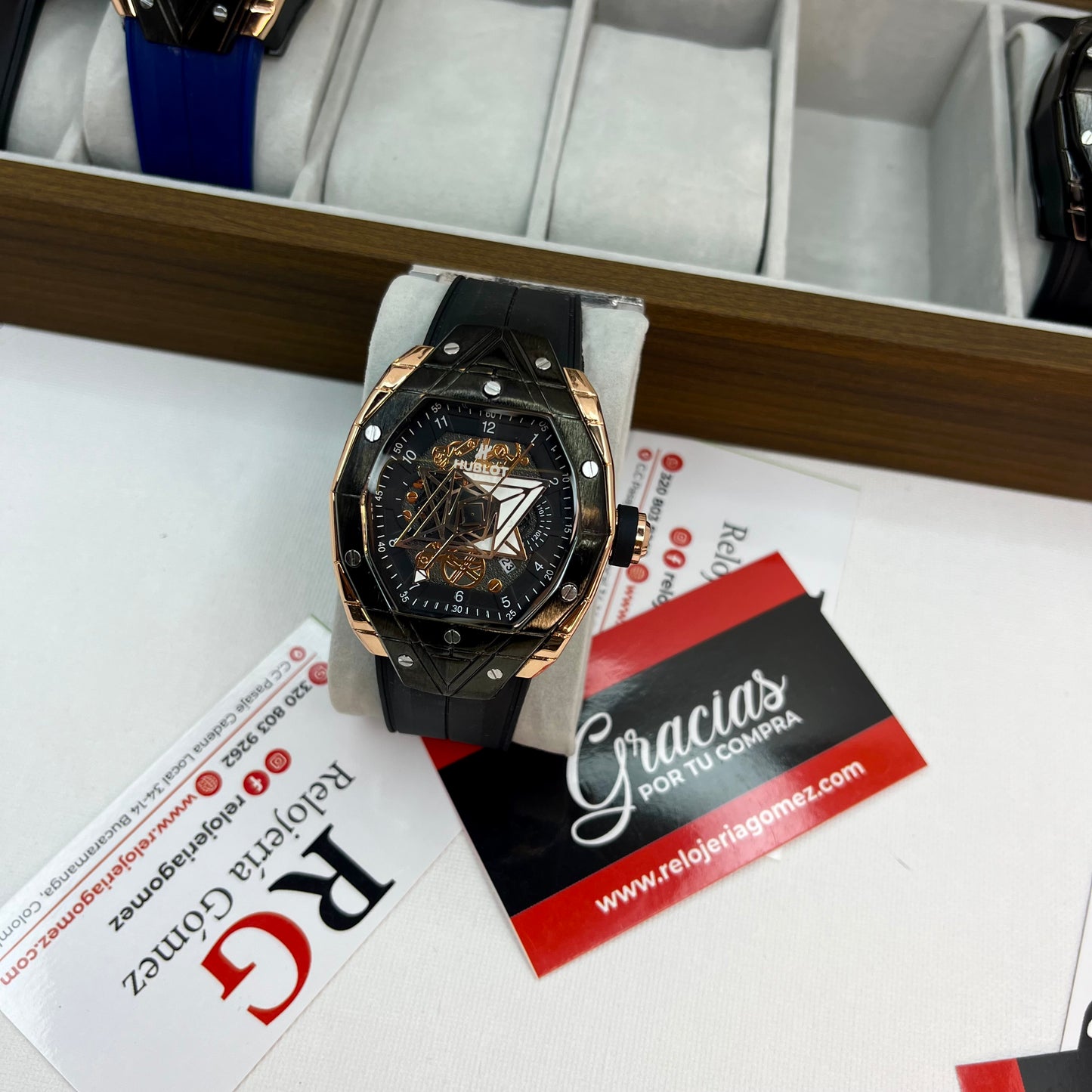HUBLOT DIAMANTE PARA HOMBRE REF-NCN
