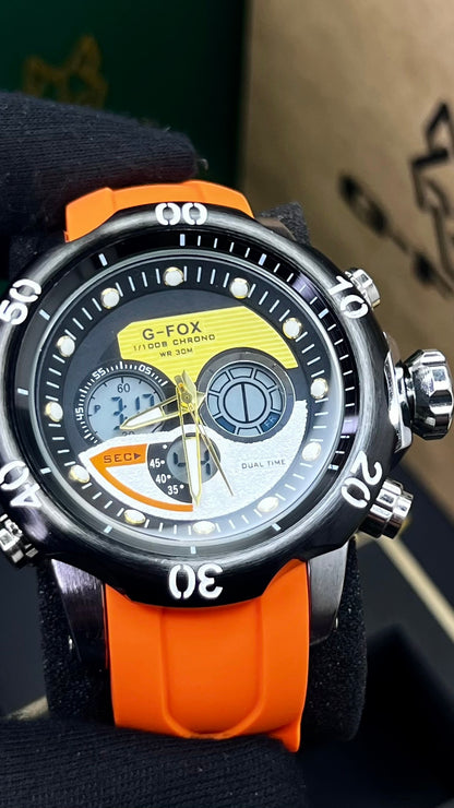 G FOX ORIGINAL DOBLE HORA POR INVICTA SUMERGIBLE PARA HOMBRE REF-1976G2-NA