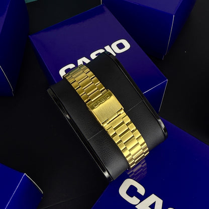 CASIO UNISEX RETRO VINTAGE F-91 ANALOGO-DORADO