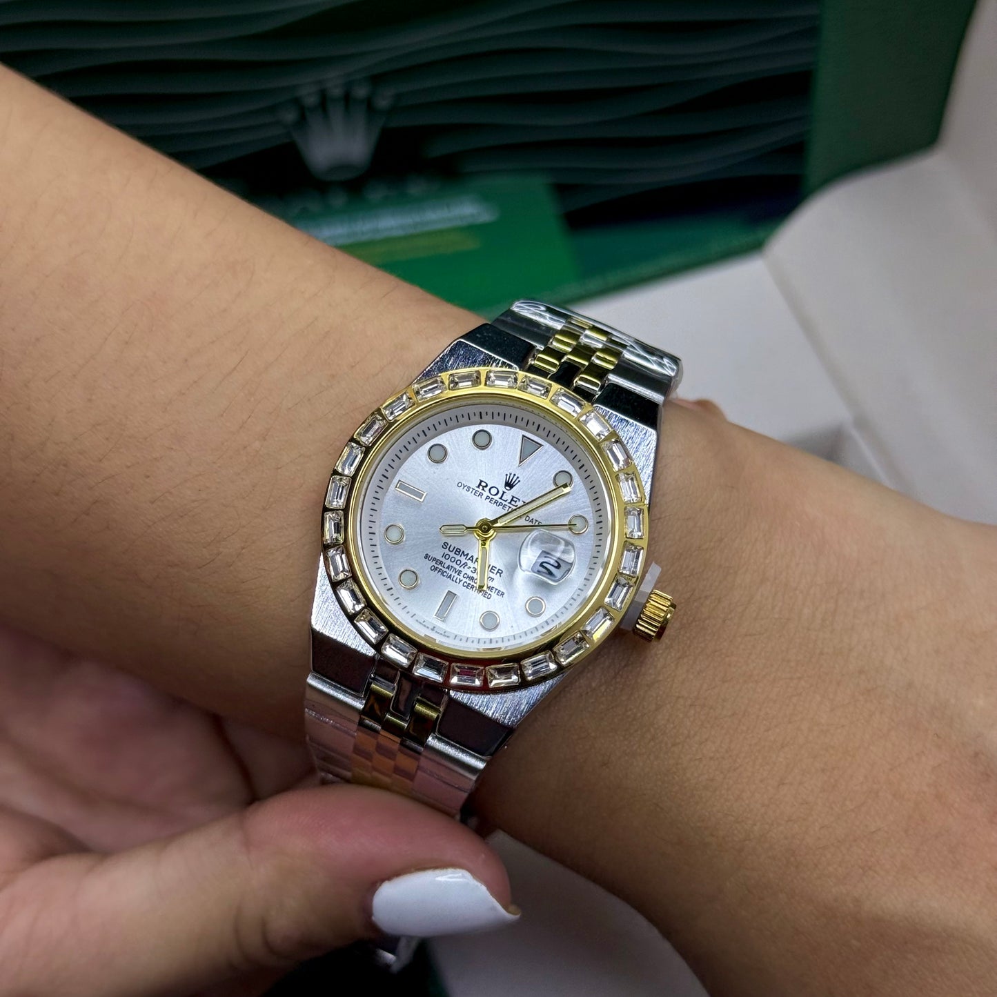 RLX OYSTER PERPETUAL DATE PARA MUJER REF-BB