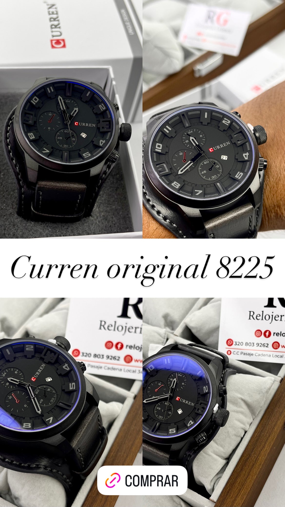 CURREN ORIGINAL PARA HOMBRE REF 8225-NNN