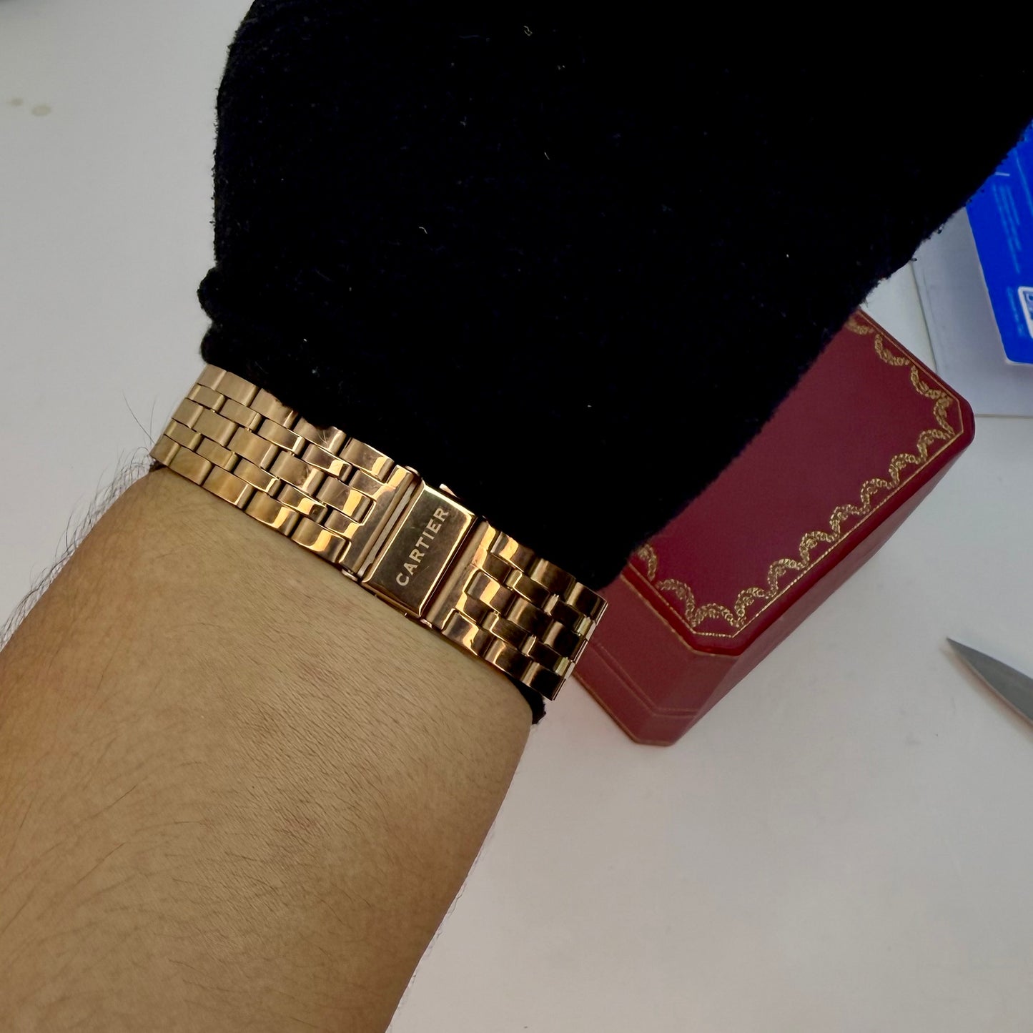 CARTIER DO SANTOS TRIZADO PARA DAMA REF-ORB