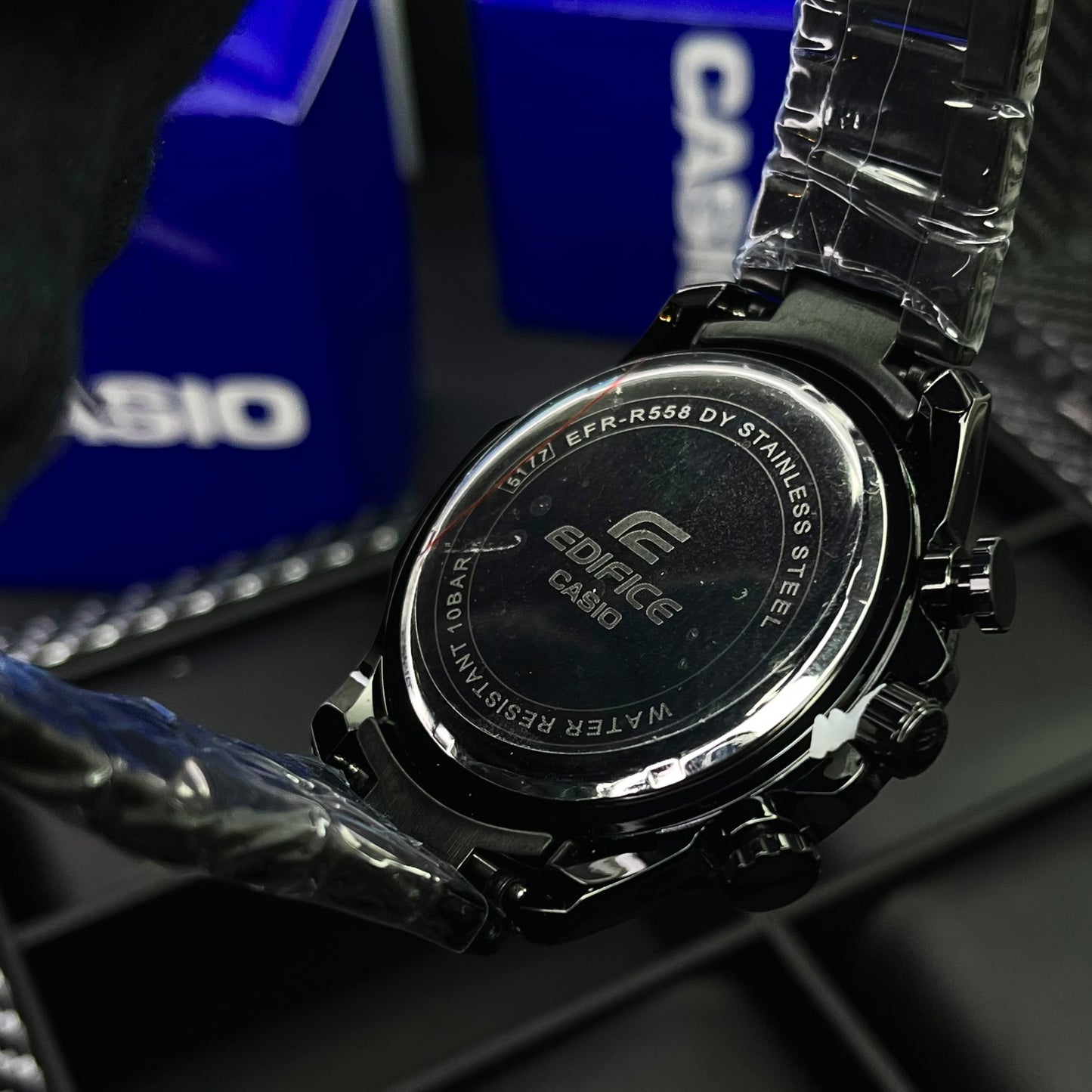 CASIO EDIFICE EFR 558  FUNCIONAL PARA HOMBRE REF-N