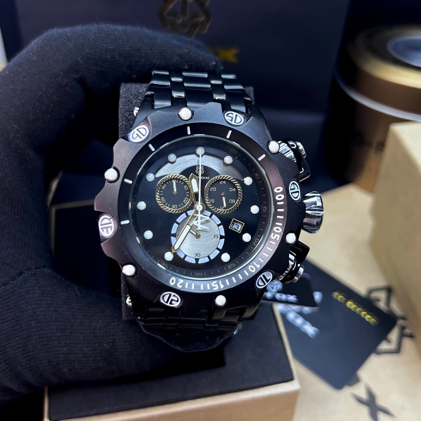 G FOX ORIGINAL FUNCIONAL POR INVICTA SUMERGIBLE PARA HOMBRE REF- NN