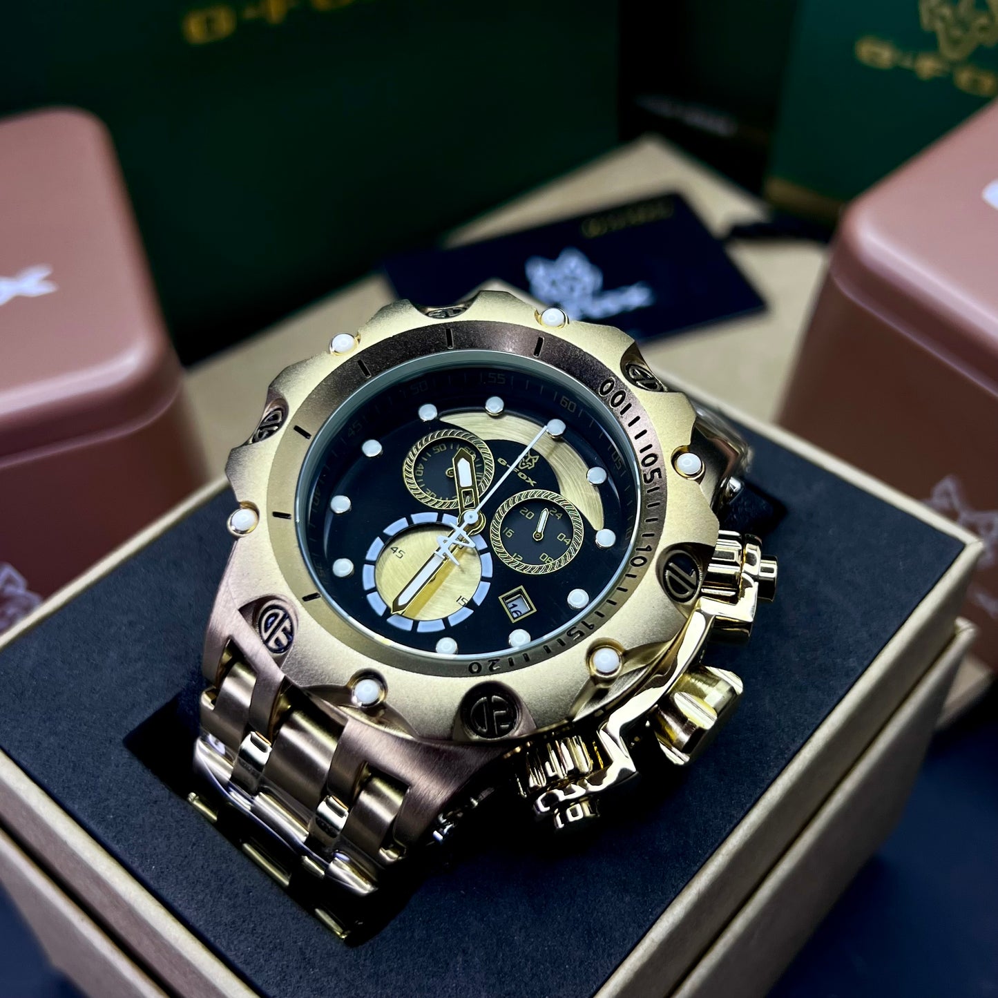 G FOX ORIGINAL FUNCIONAL POR INVICTA SUMERGIBLE PARA HOMBRE REF- DN