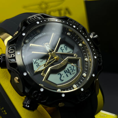 INVICTA DOBLE HORA PARA HOMBRE REF-1837-NDA