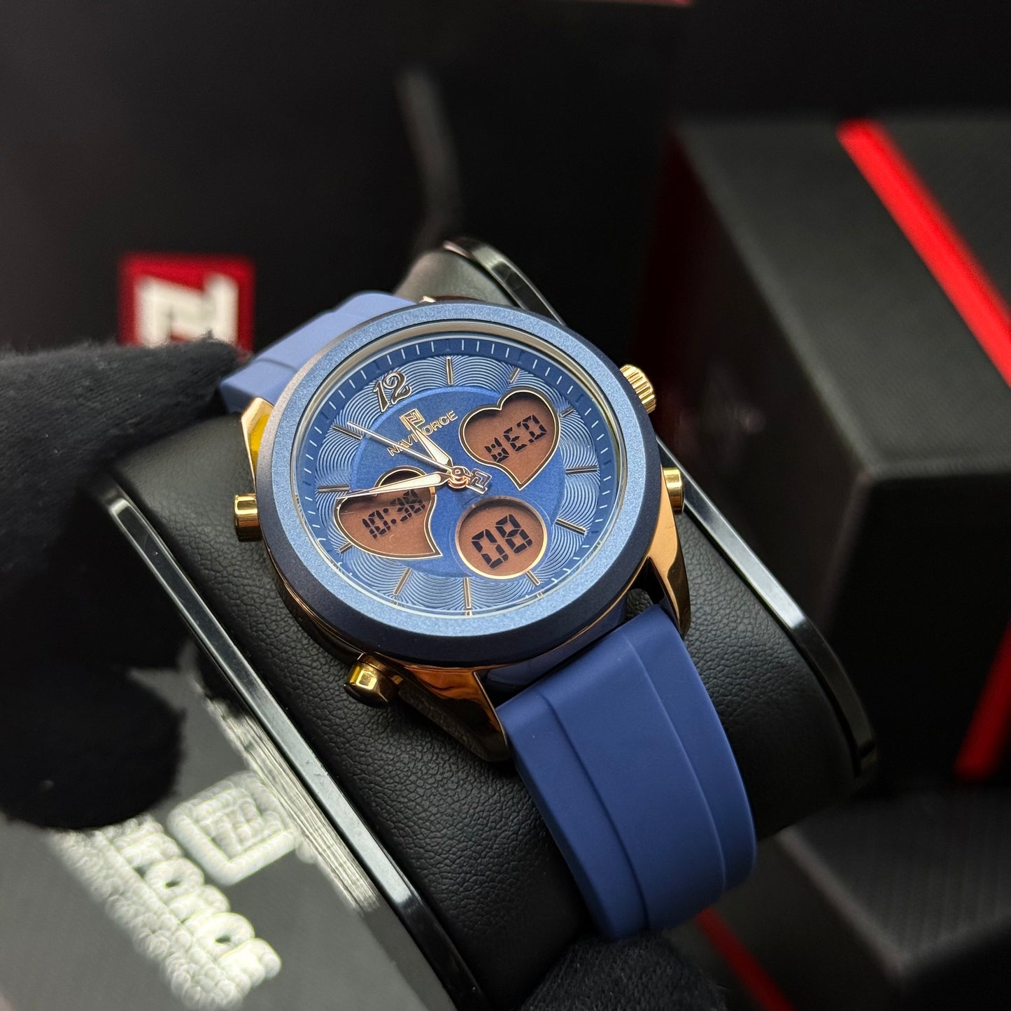 NAVIFORCE DOBLE HORA ORIGINAL PARA DAMA REF NF5045-A