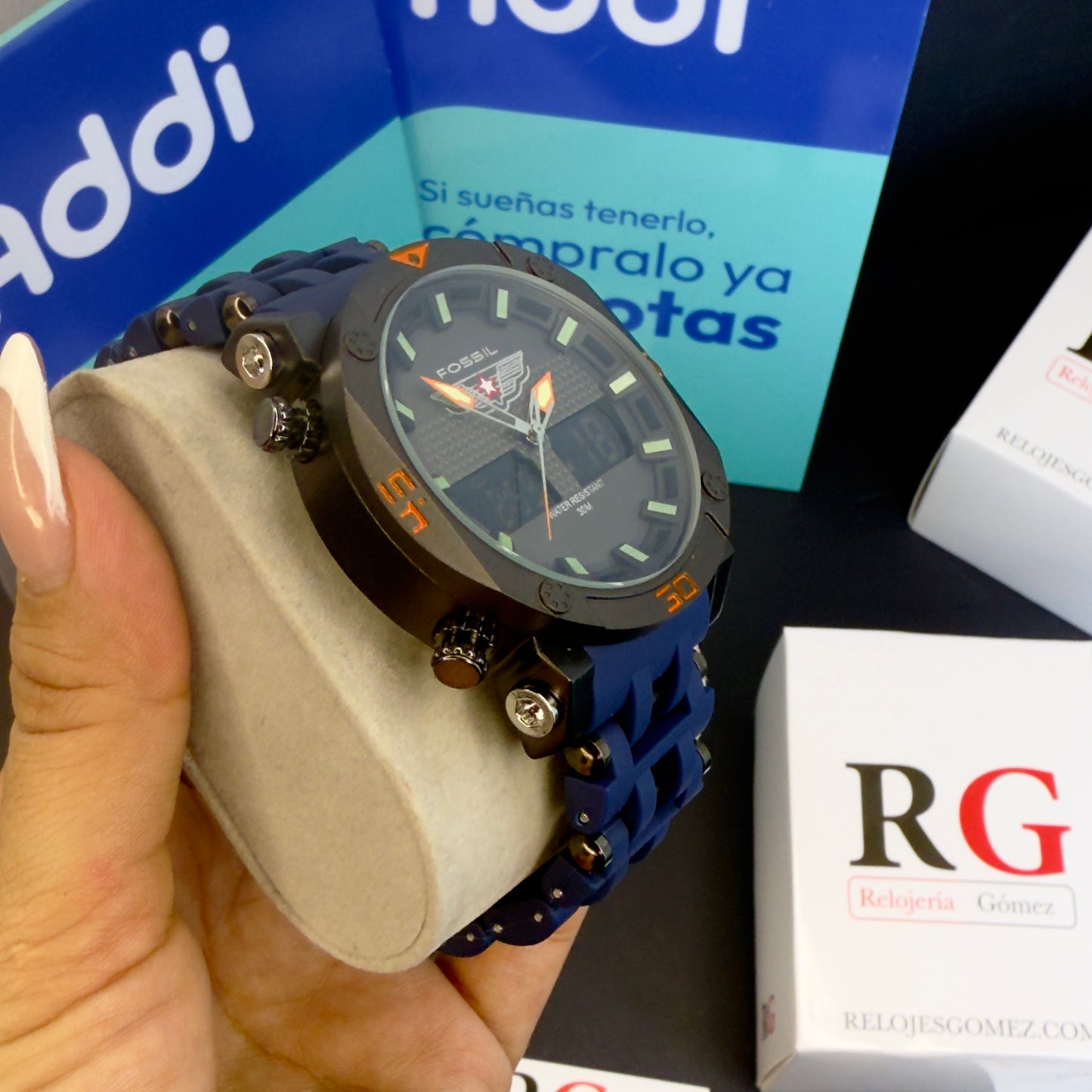 FOSSIL EDICION MARINA SUMERGIBLE-A