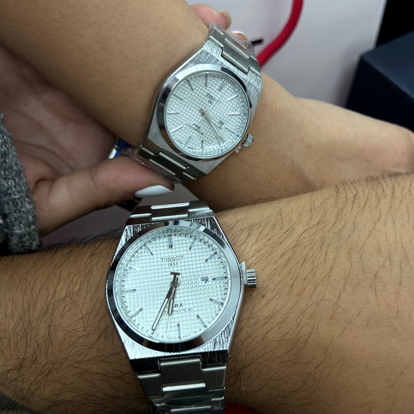 PAREJA DE TISSOT PRX REF-PB