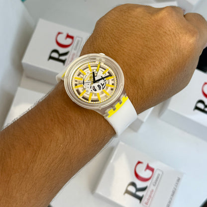 SWATCH TRANSPARENTE PARA HOMBRE REF-BA