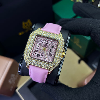 G FOX ORIGINAL x CARTIER PARA DAMA SUMERGIBLE  REF-SANTOS CUBANO-1264-R