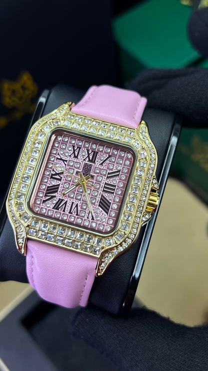 G FOX ORIGINAL x CARTIER PARA DAMA SUMERGIBLE  REF-SANTOS CUBANO-1264-R