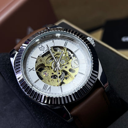 G FOX ORIGINAL x RLX SUMERGIBLE PARA HOMBRE AUTOMATICO REF-PRESIDENT 22013-CPB