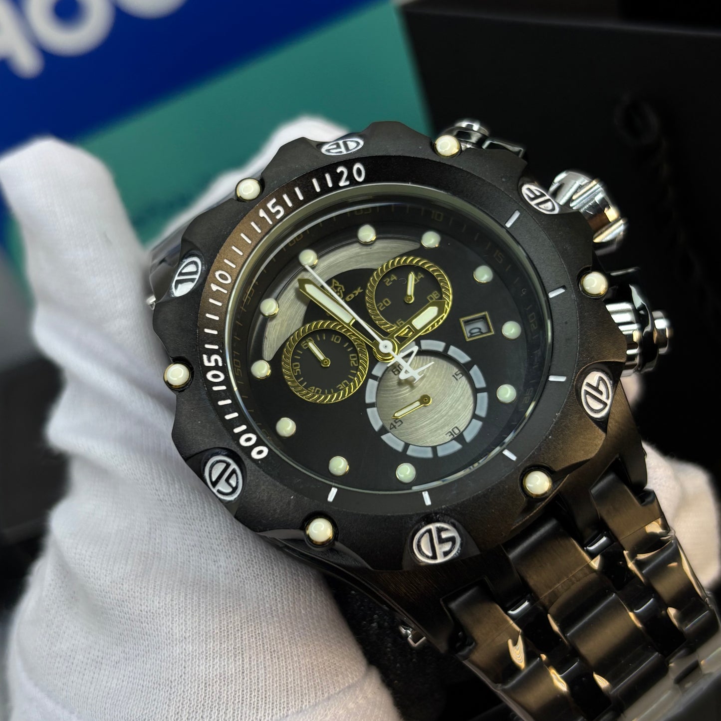 G-FOX ORIGINAL FUNCIONAL POR INVICTA SUMERGIBLE PARA HOMBRE REF- NN