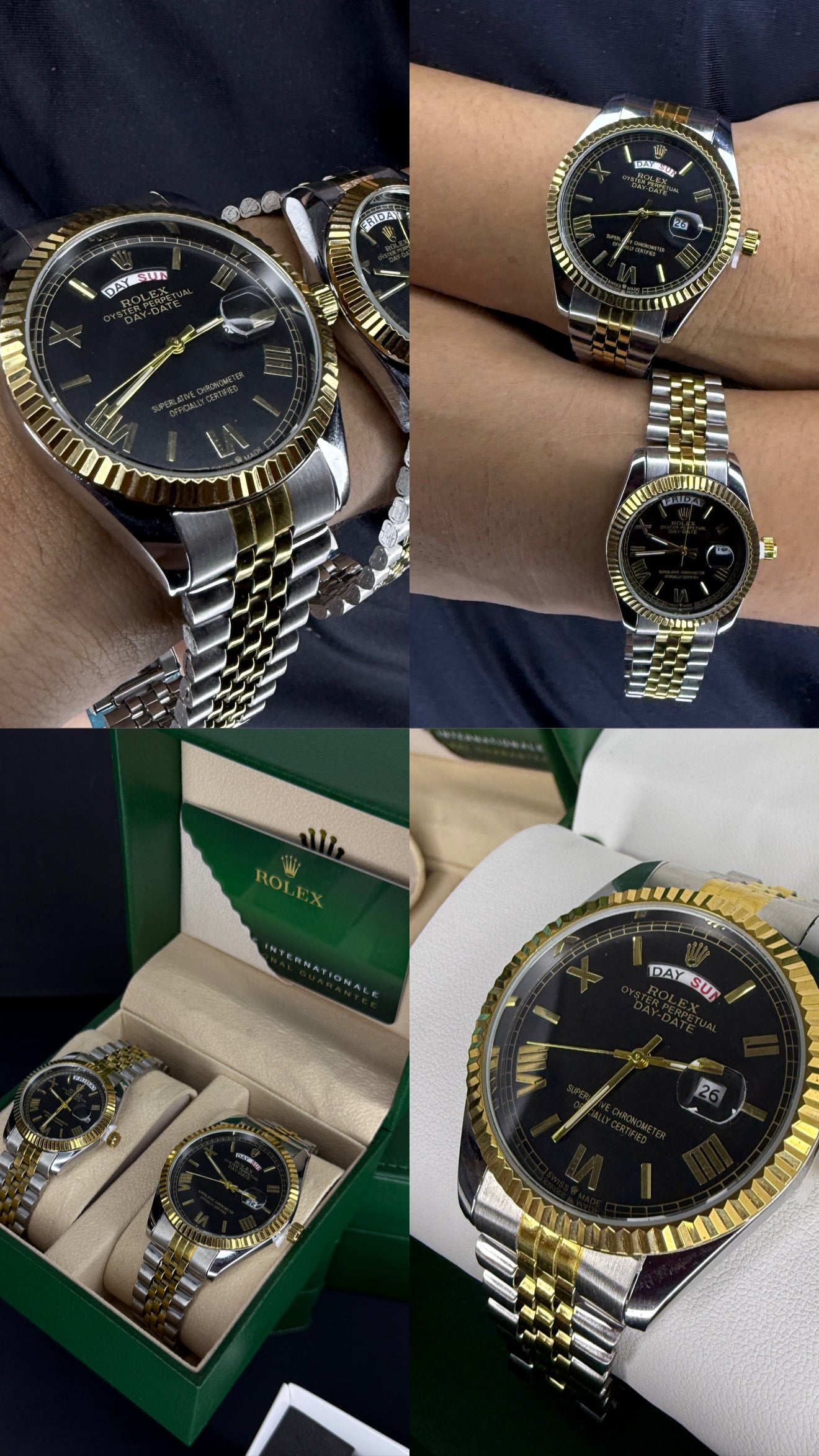 PAREJA R0LEX PRESIDENT  REF-BIN