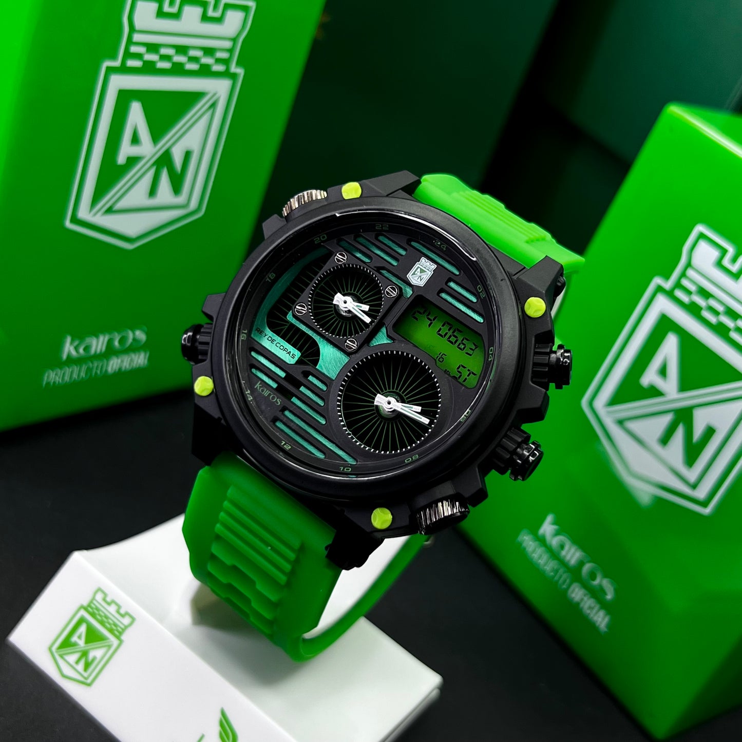 KAIROS ORIGINAL DEL ATLETICO NACIONAL DOBLE PULSO PARA HOMBRE
