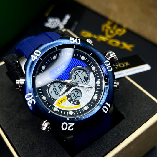 G FOX ORIGINAL DOBLE HORA POR INVICTA SUMERGIBLE PARA HOMBRE REF-1976G2-AO