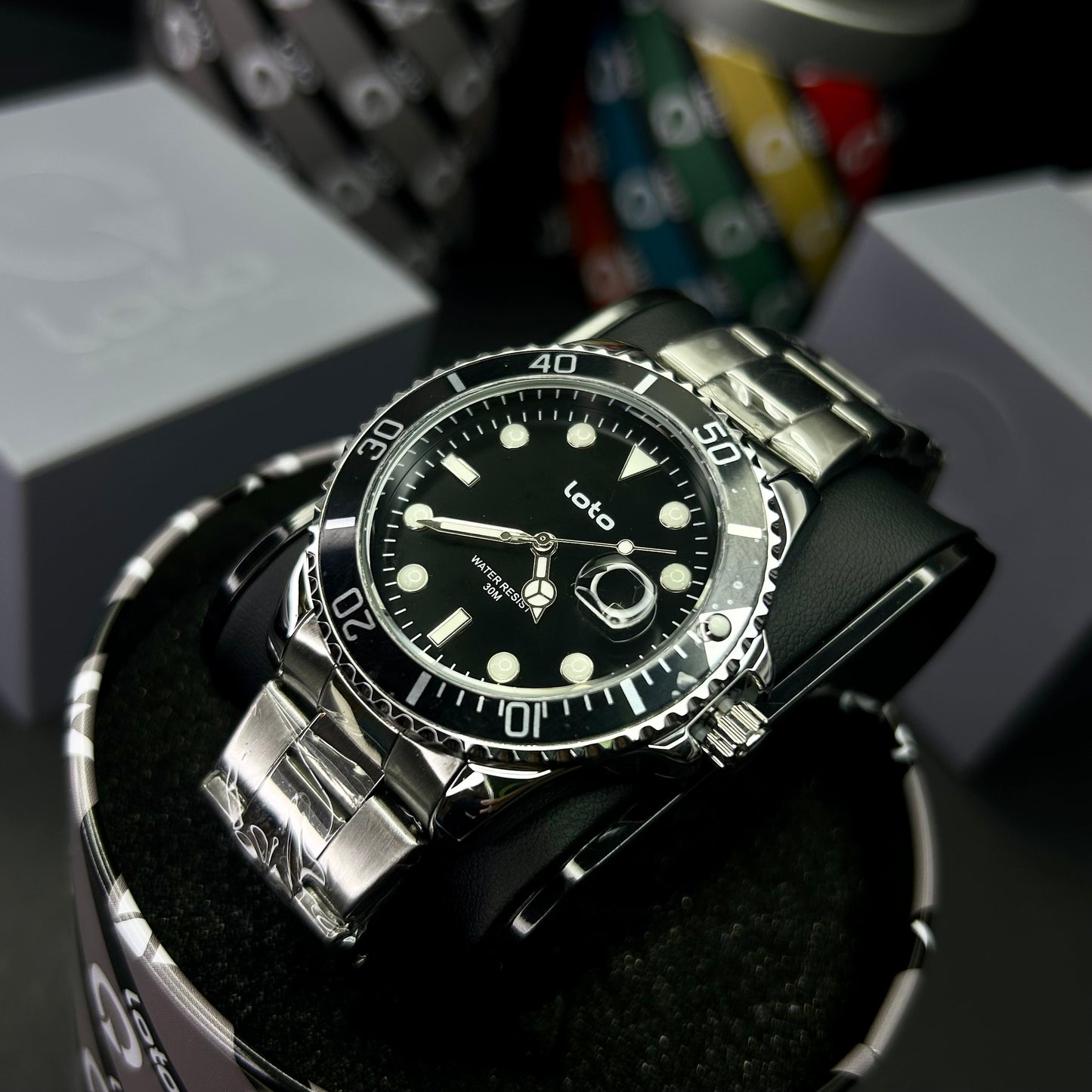 LOTO ORIGINAL X RLX SUMERGIBLE PARA HOMBRE REF SUBMARINE 2526-PN