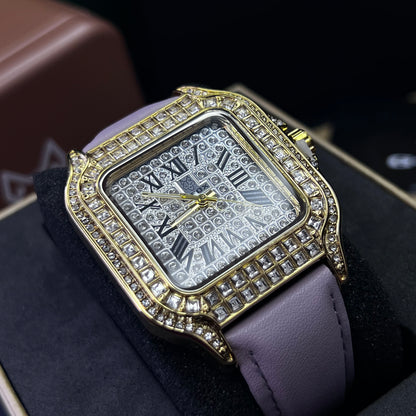 G FOX ORIGINAL x CARTIER PARA DAMA SUMERGIBLE  REF-SANTOS CUBANO-1264-M