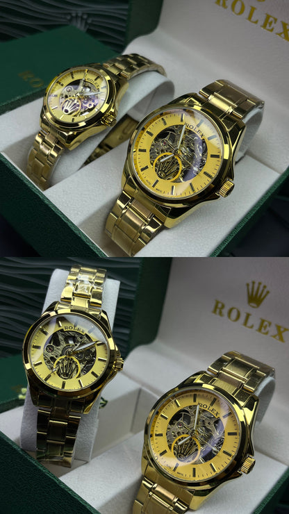 PAREJAS RLX AUTOMATICO CORAZON ABIERTO OYSTER  REF-DD