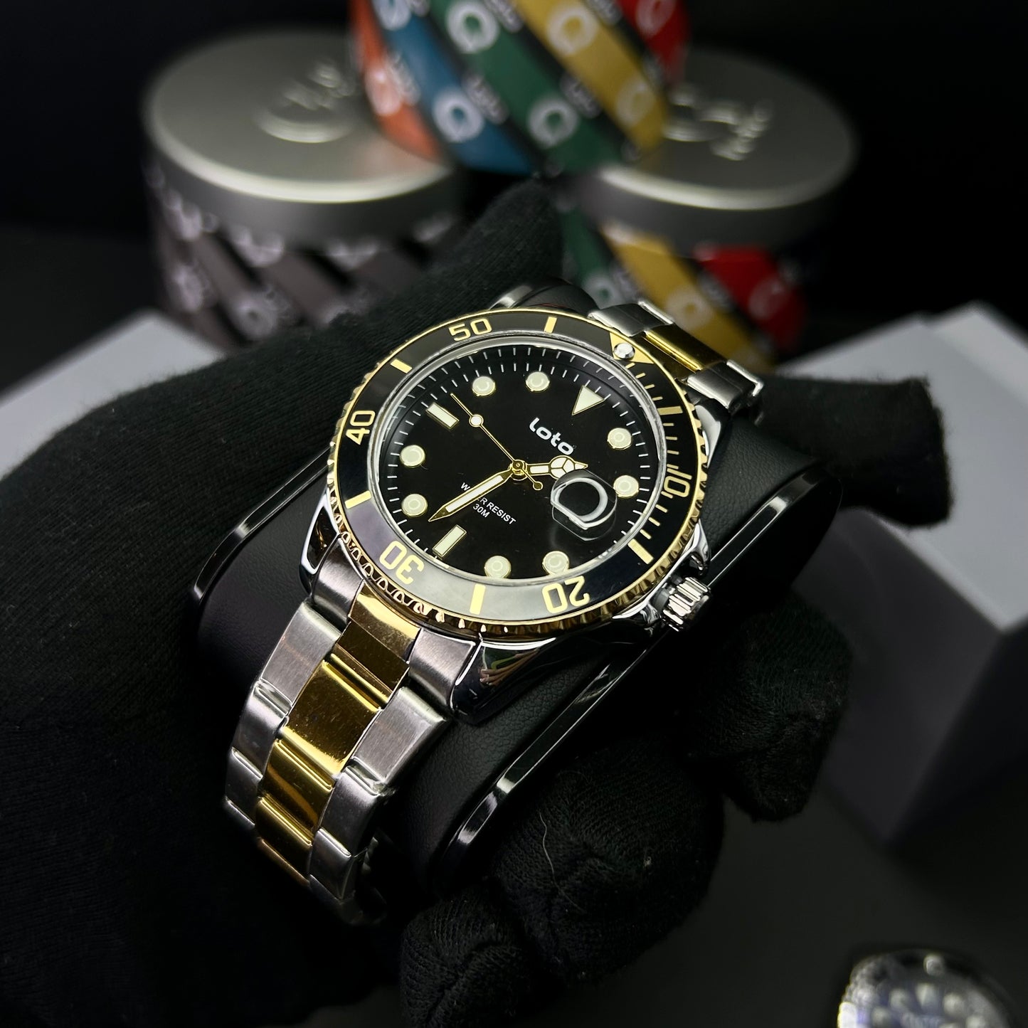 LOTO ORIGINAL X RLX SUMERGIBLE PARA HOMBRE REF SUBMARINE 2526-BN