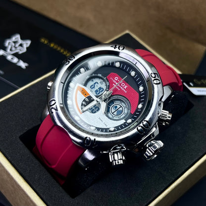G FOX ORIGINAL DOBLE HORA POR INVICTA SUMERGIBLE PARA HOMBRE REF-1976G2-R