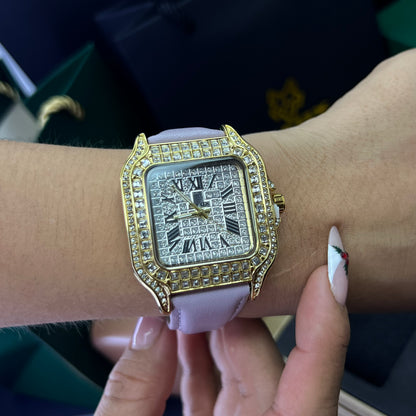 G FOX ORIGINAL x CARTIER PARA DAMA SUMERGIBLE  REF-SANTOS CUBANO-1264-M