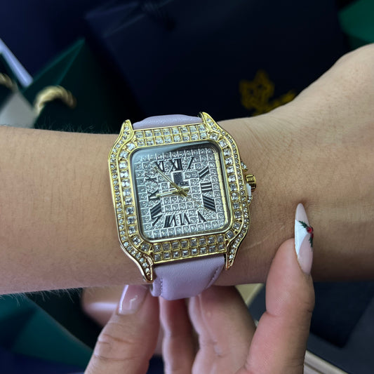 G FOX ORIGINAL x CARTIER PARA DAMA SUMERGIBLE  REF-SANTOS CUBANO-1264-M