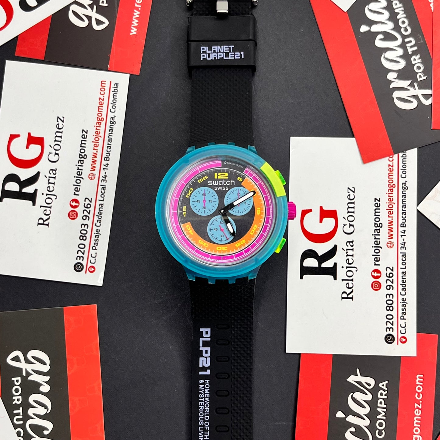 SWATCH NEON PARTY PARA HOMBRE REF-NAVR