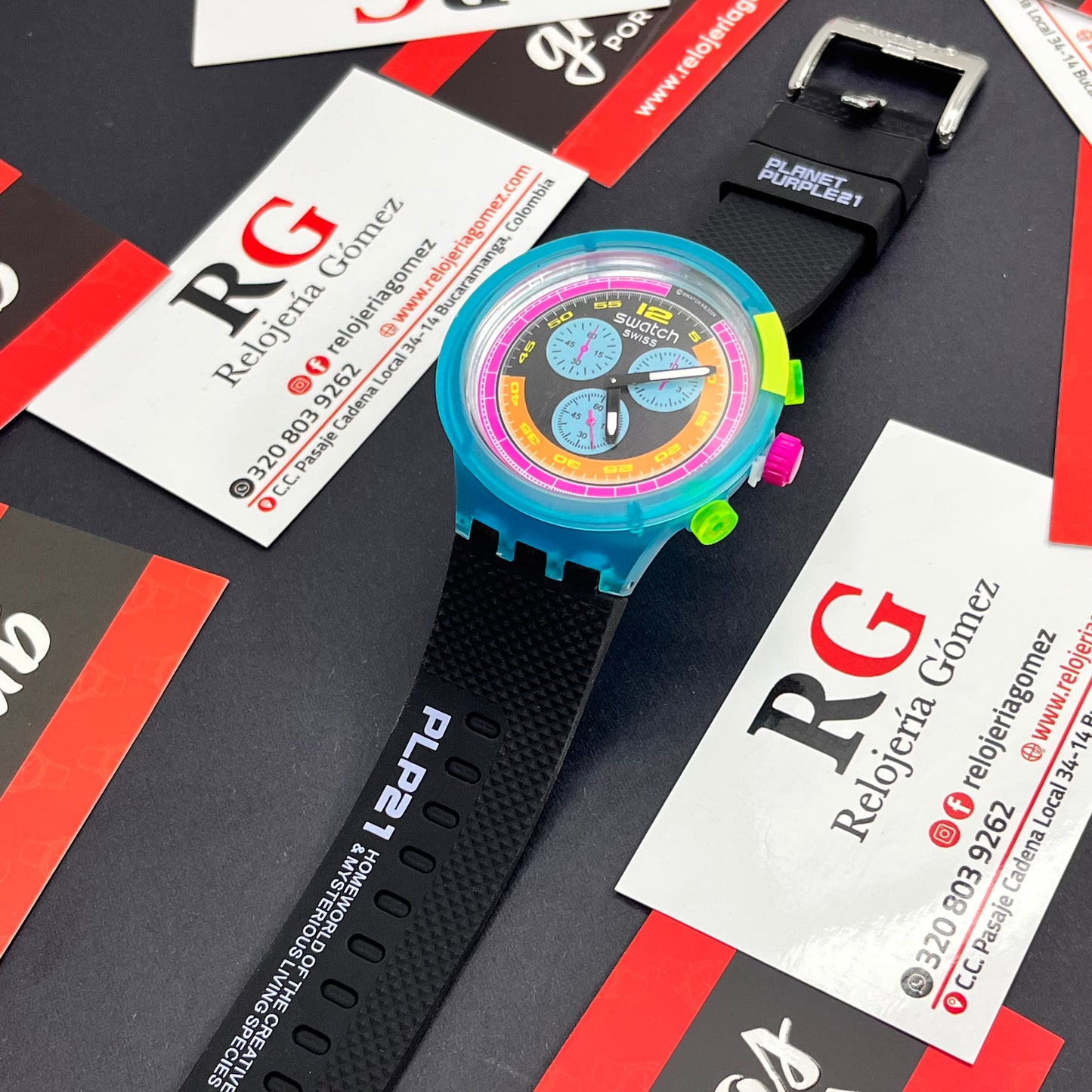 SWATCH NEON PARTY PARA HOMBRE REF-NAVR