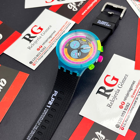 SWATCH NEON PARTY PARA HOMBRE REF-NAVR