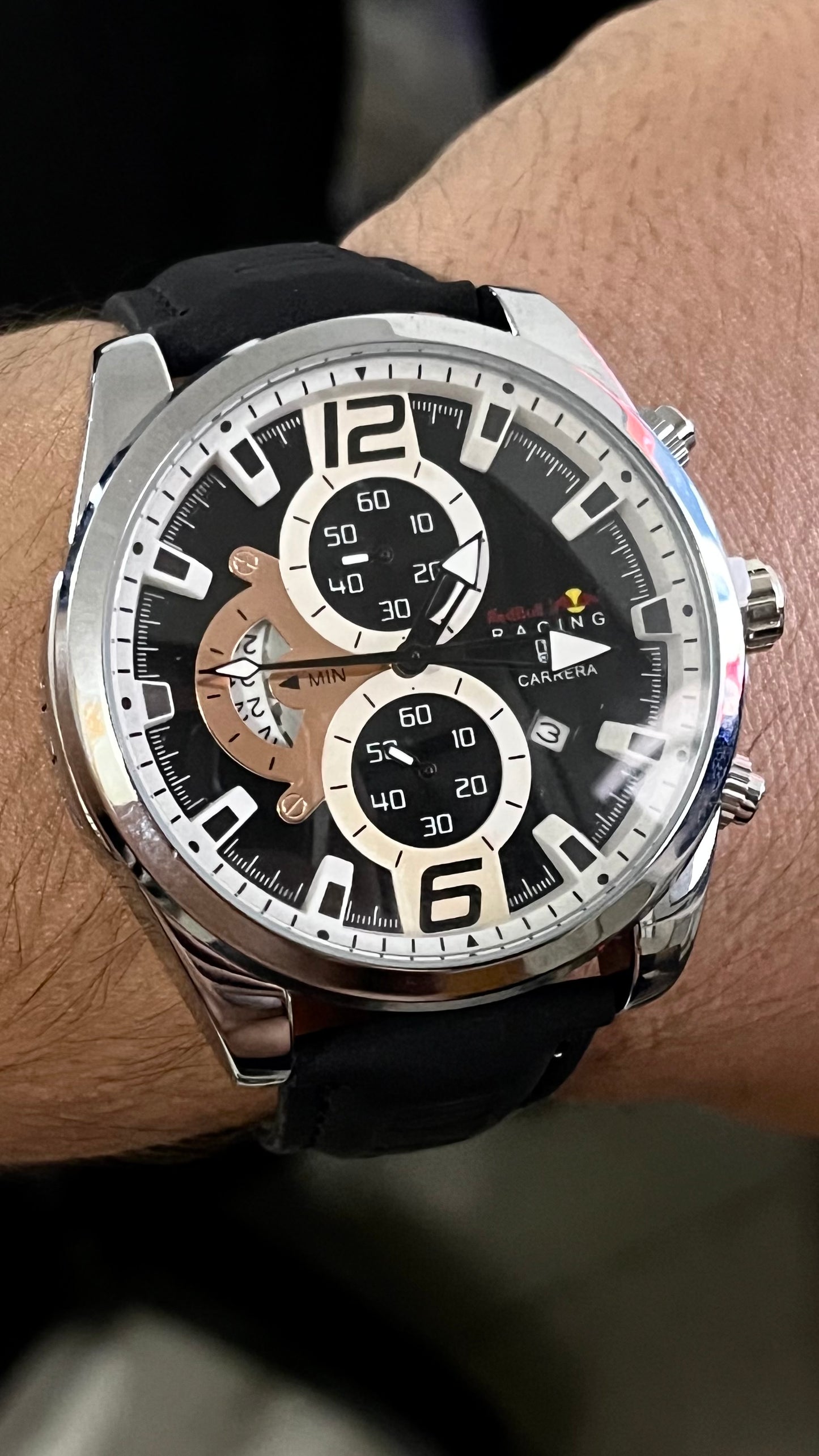 TAG HEUER CR7 CHRONO CUEROPARA HOMBRE REF-NGB