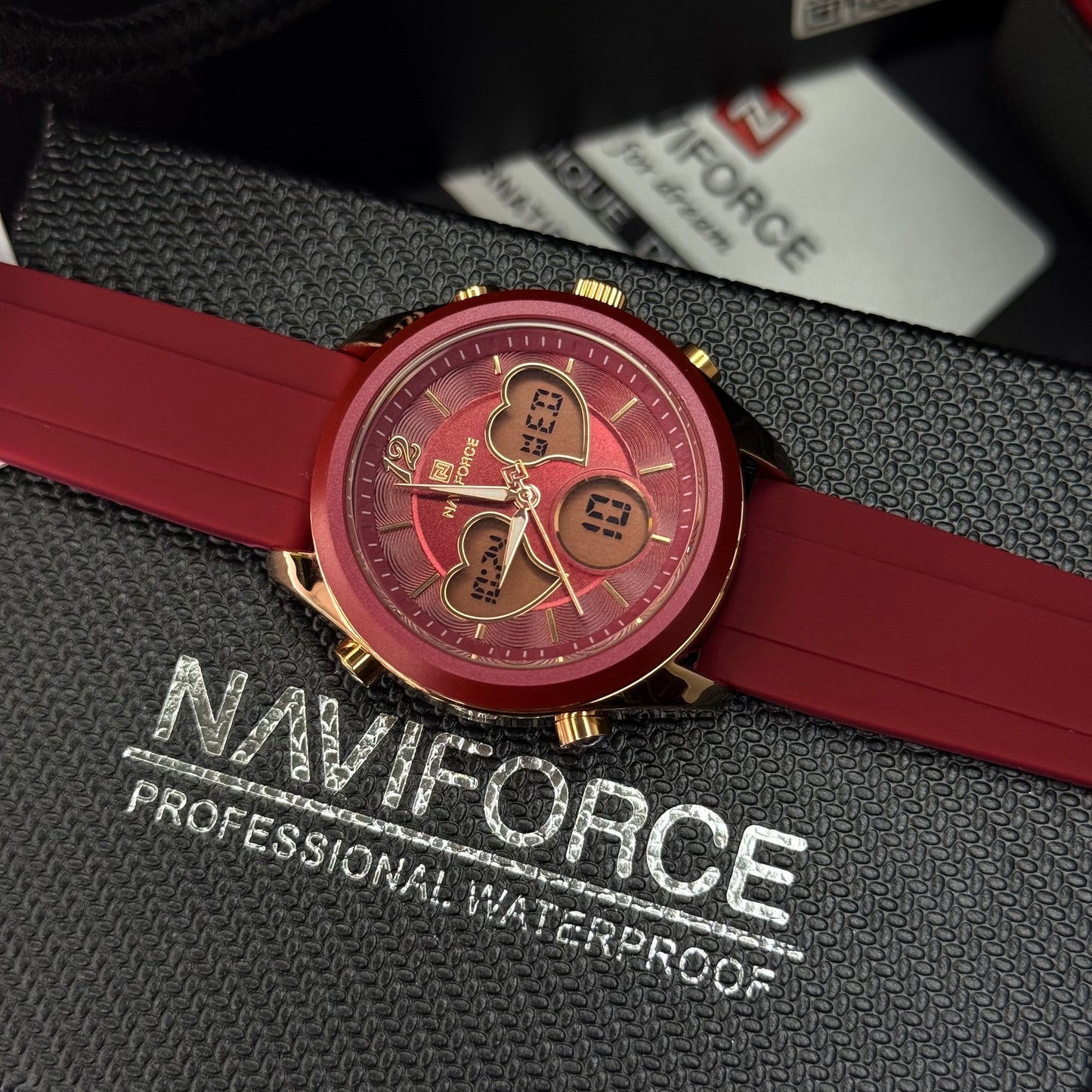 NAVIFORCE DOBLE HORA ORIGINAL PARA DAMA REF NF5045-R