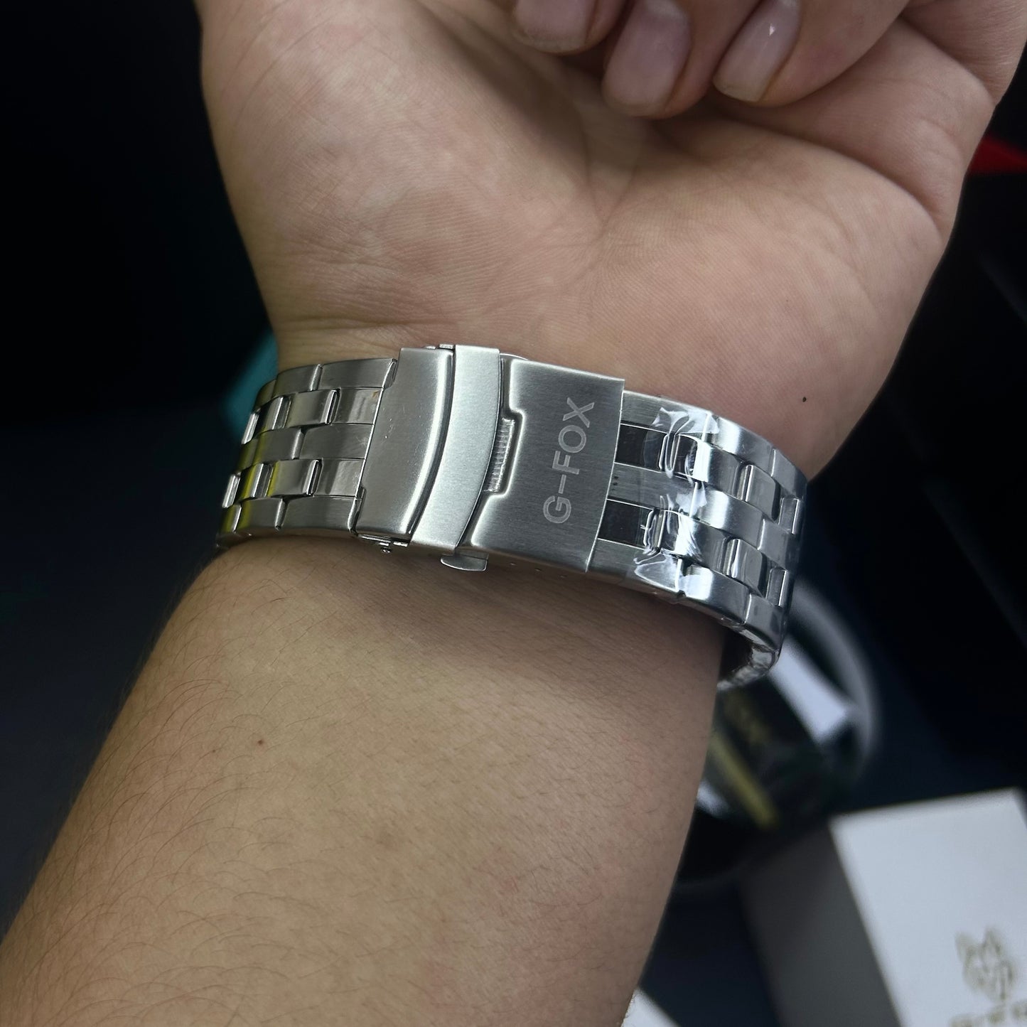 G FOX ORIGINAL DOBLE HORA POR INVICTA SUMERGIBLE PARA HOMBRE REF-1976-PN