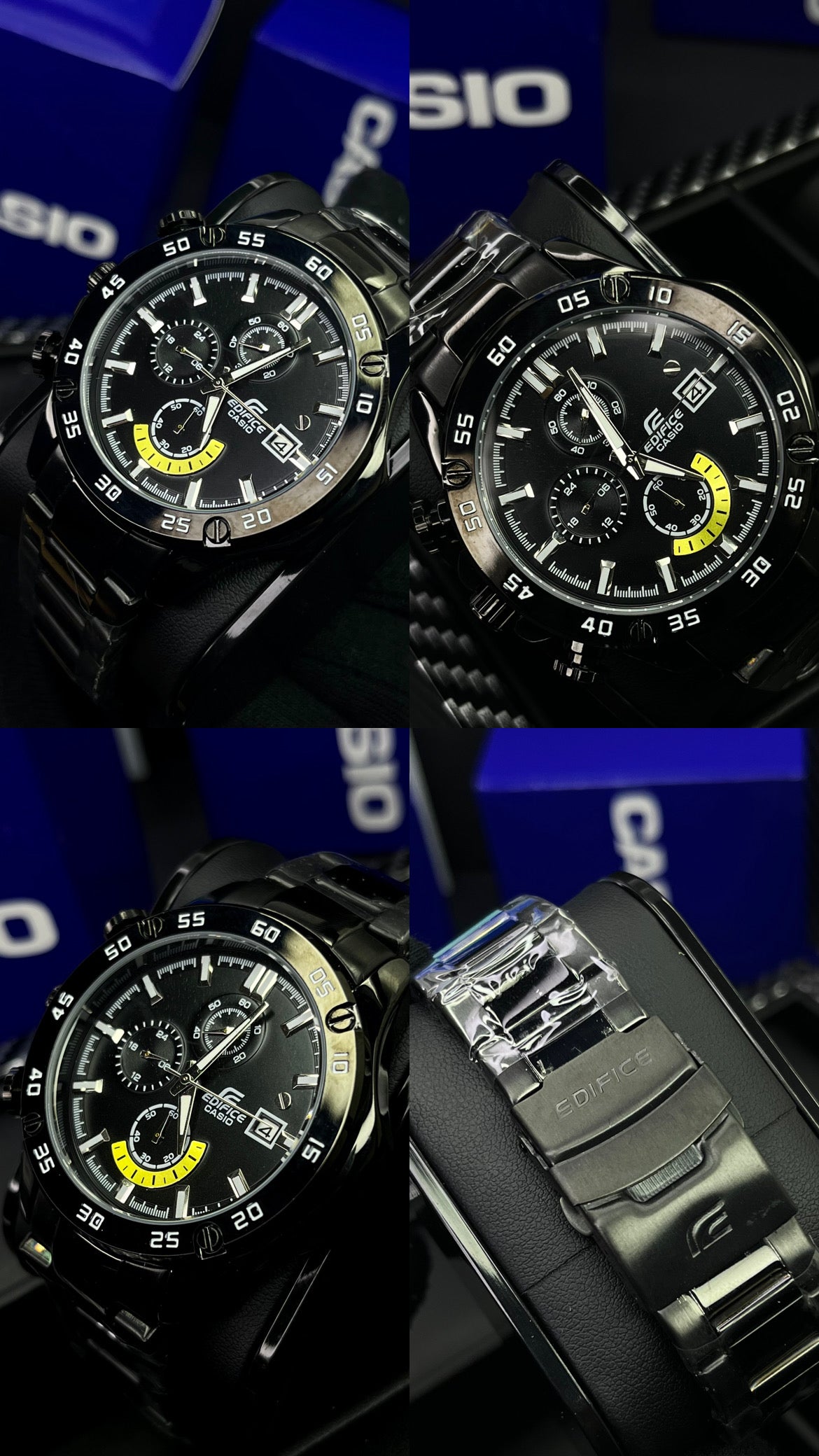 CASIO EDIFICE EFR 558  FUNCIONAL PARA HOMBRE REF-N