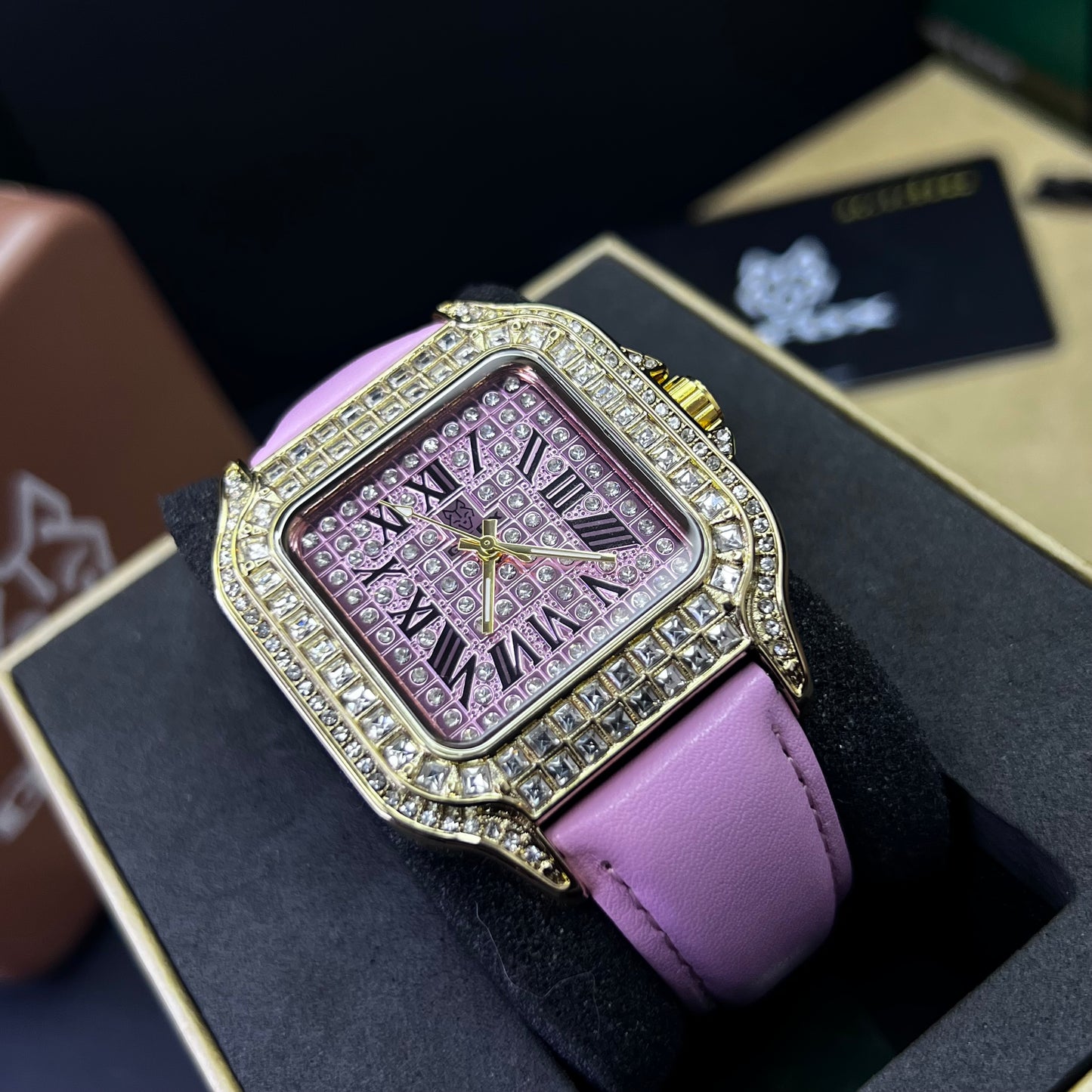 G FOX ORIGINAL x CARTIER PARA DAMA SUMERGIBLE  REF-SANTOS CUBANO-1264-R