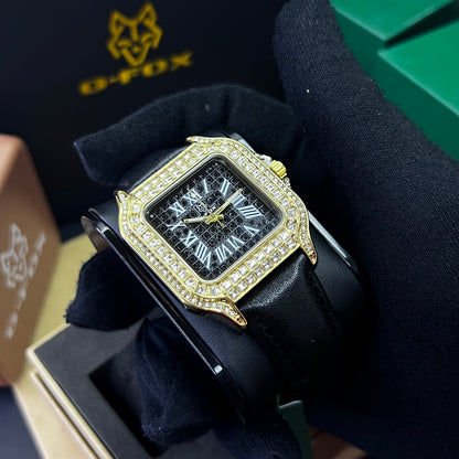 G FOX ORIGINAL x CARTIER PARA UNISEX SUMERGIBLE  REF-SANTOS CUBANO-1264-NN