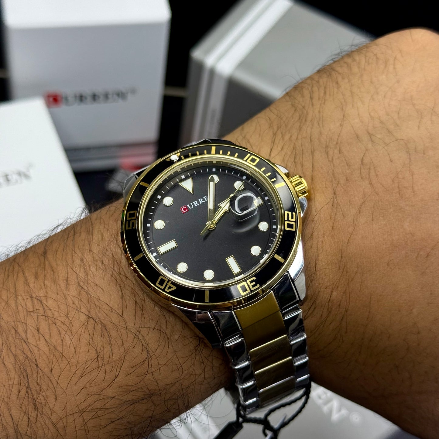 CURREN ORIGINAL X RLX SUMERGIBLE PARA HOMBRE REF SUBMARINE 8388-BN