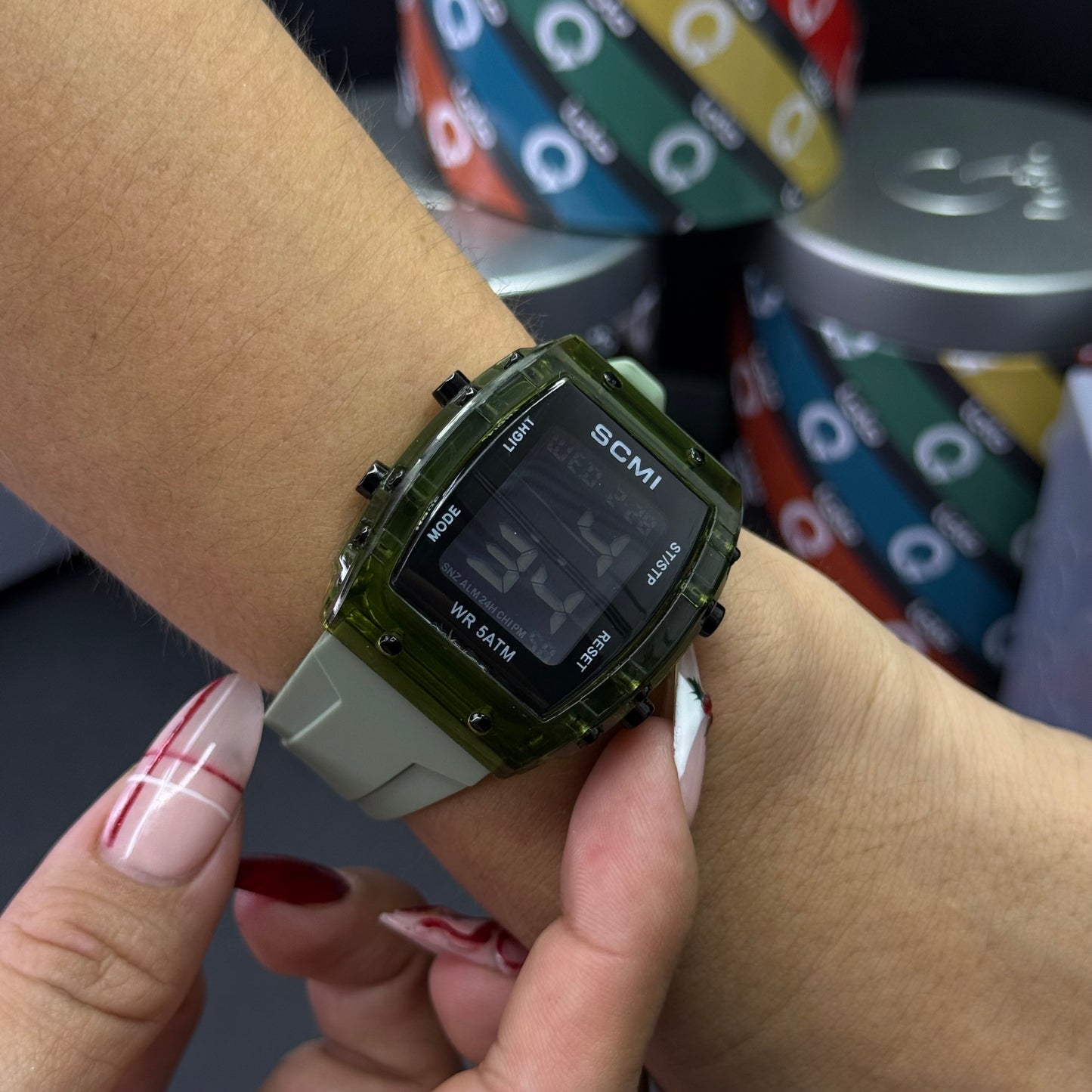 NAVIFORCE x SCMI DIGITAL SUMERGIBLE PARA DAMA REF-V