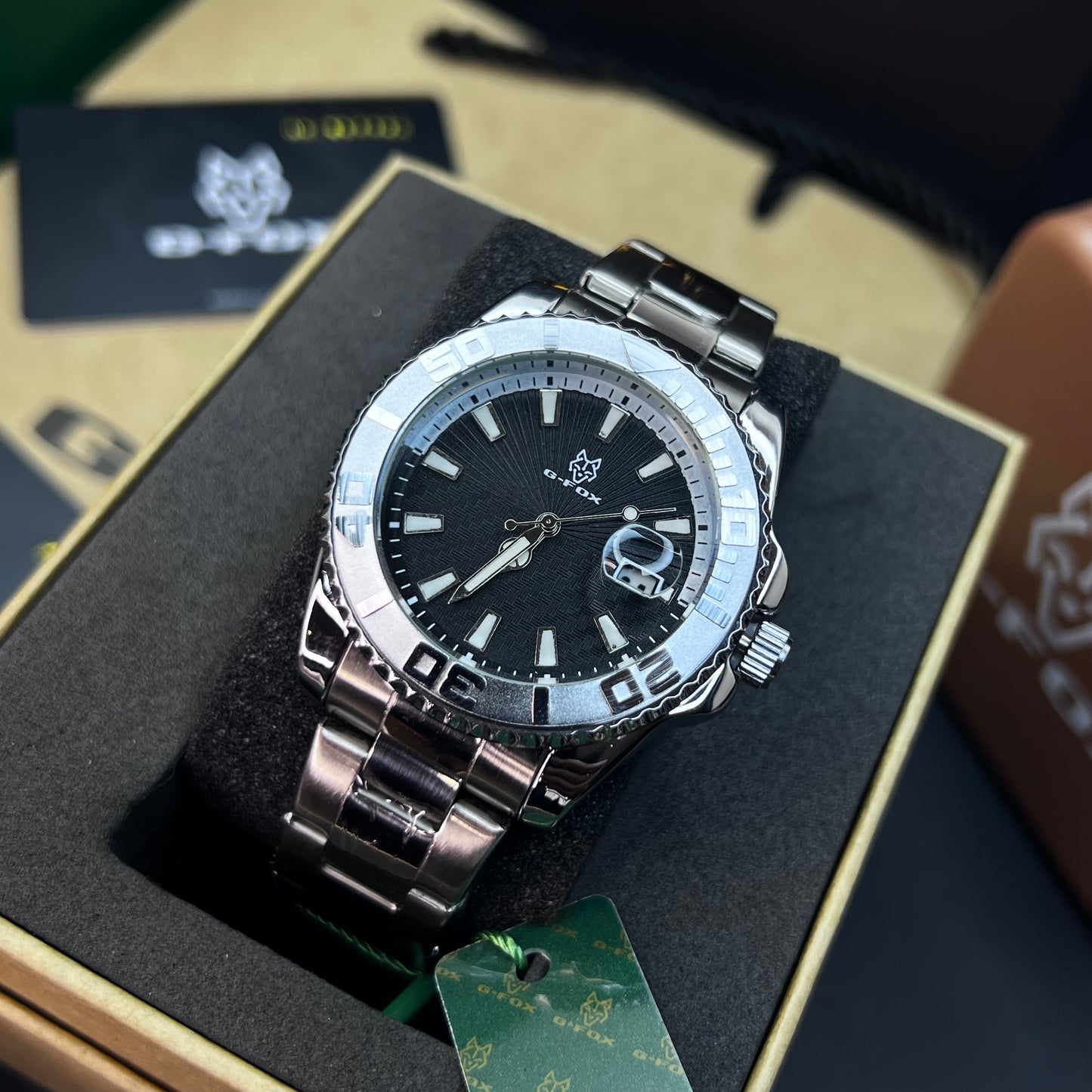 G FOX ORIGINAL x RLX SUMERGIBLE PARA HOMBRE REF-SIMULACION 70583-PN