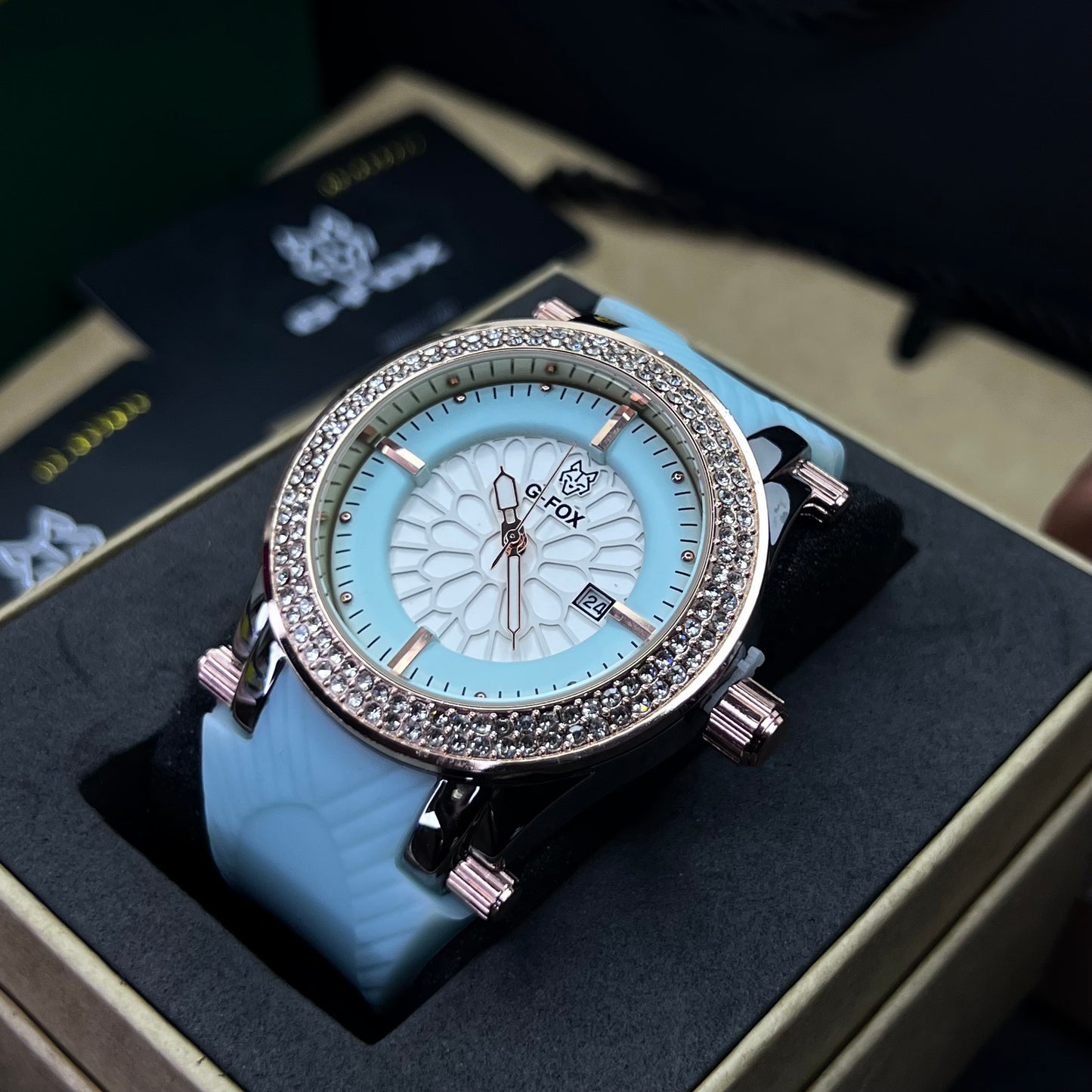 G FOX ORIGINAL x MULCO UNISEX SUMERGIBLE REF KRIPTO CUBANO-2288-AM