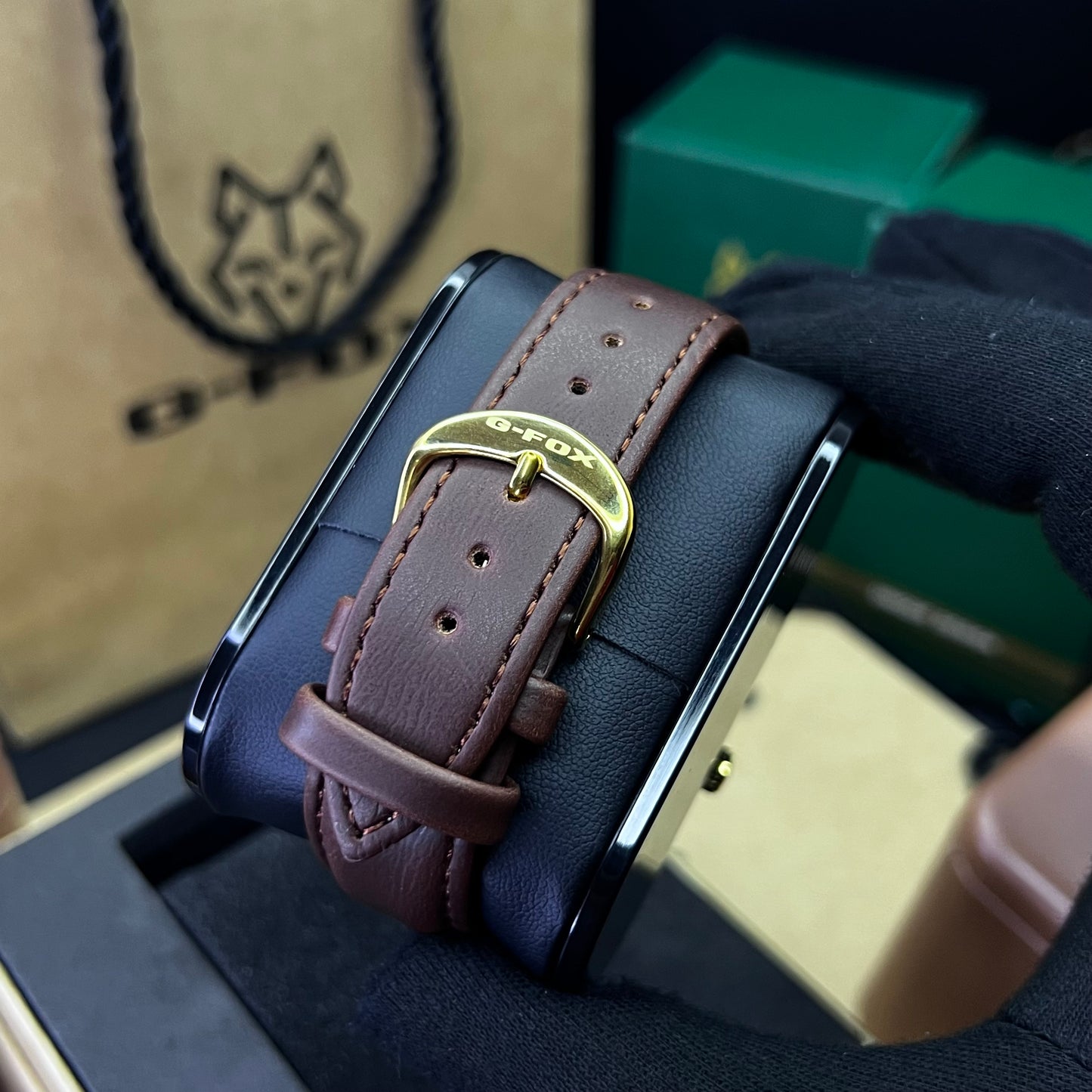 G FOX ORIGINAL x RLX SUMERGIBLE PARA HOMBRE AUTOMATICO REF-PRESIDENT 22013-CPC