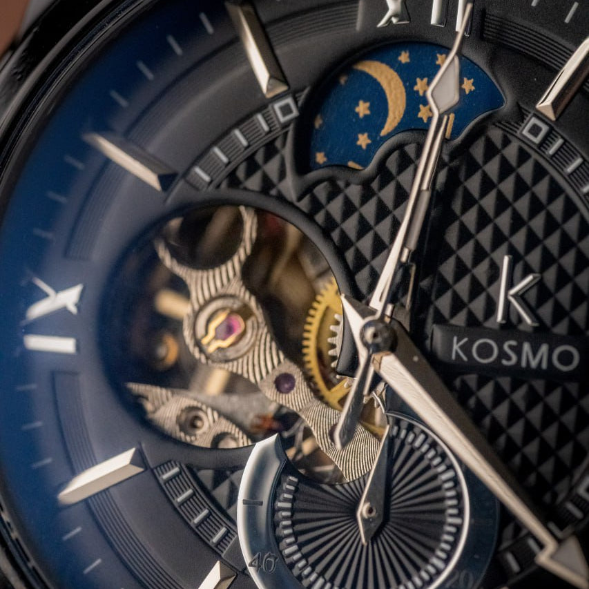 KOSMO AUTOMATICO PARA HOMBRE FASE LUNAR REF K805C-NA