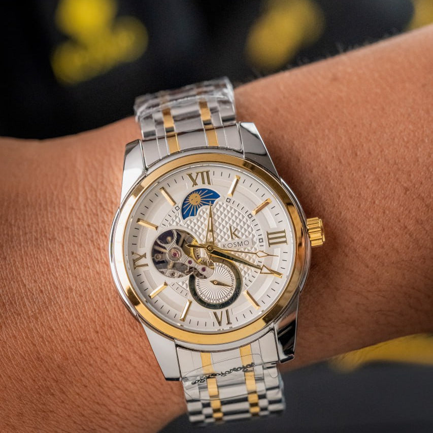 KOSMO AUTOMATICO PARA HOMBRE FASE LUNAR REF K805C-BB