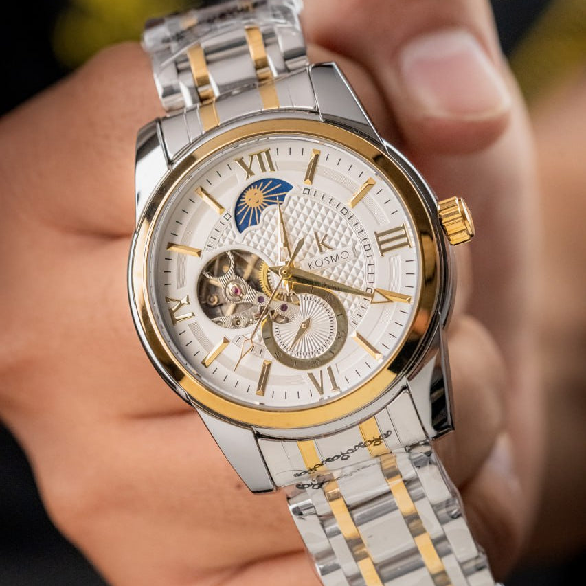 KOSMO AUTOMATICO PARA HOMBRE FASE LUNAR REF K805C-BB