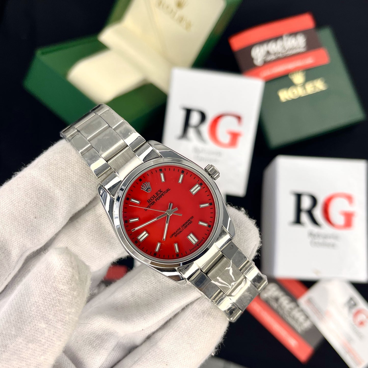 R0LEX OYSTER PARA HOMBRE REF-RP