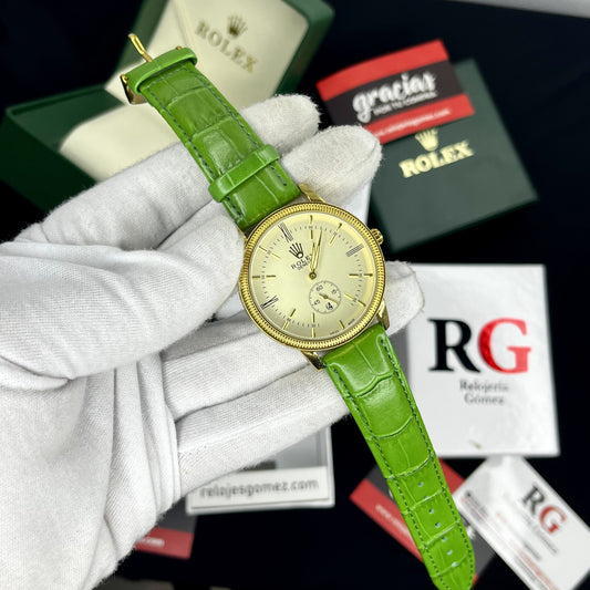 RLX OYSTER PERPETUAL CUERO PARA HOMBRE REF-VD